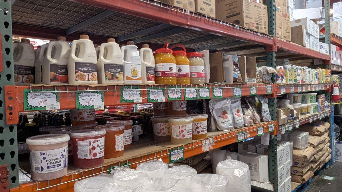 Aisle and supplies inside Central Cash & Carry, photo 3