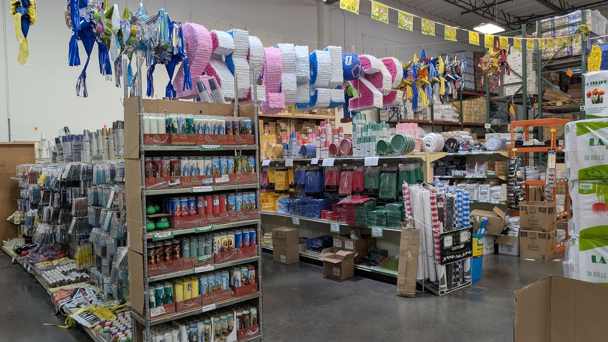 Aisle and supplies inside Central Cash & Carry, photo 15
