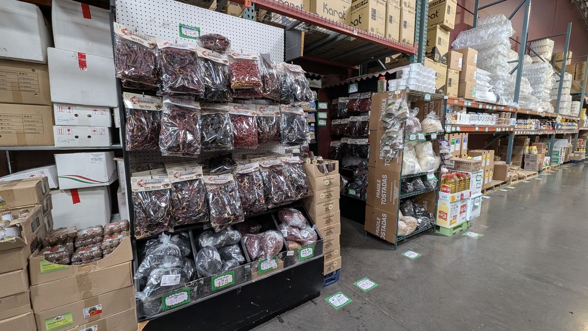 Aisle and supplies inside Central Cash & Carry, photo 18