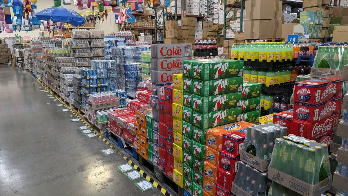 Aisle and supplies inside Central Cash & Carry, photo 19