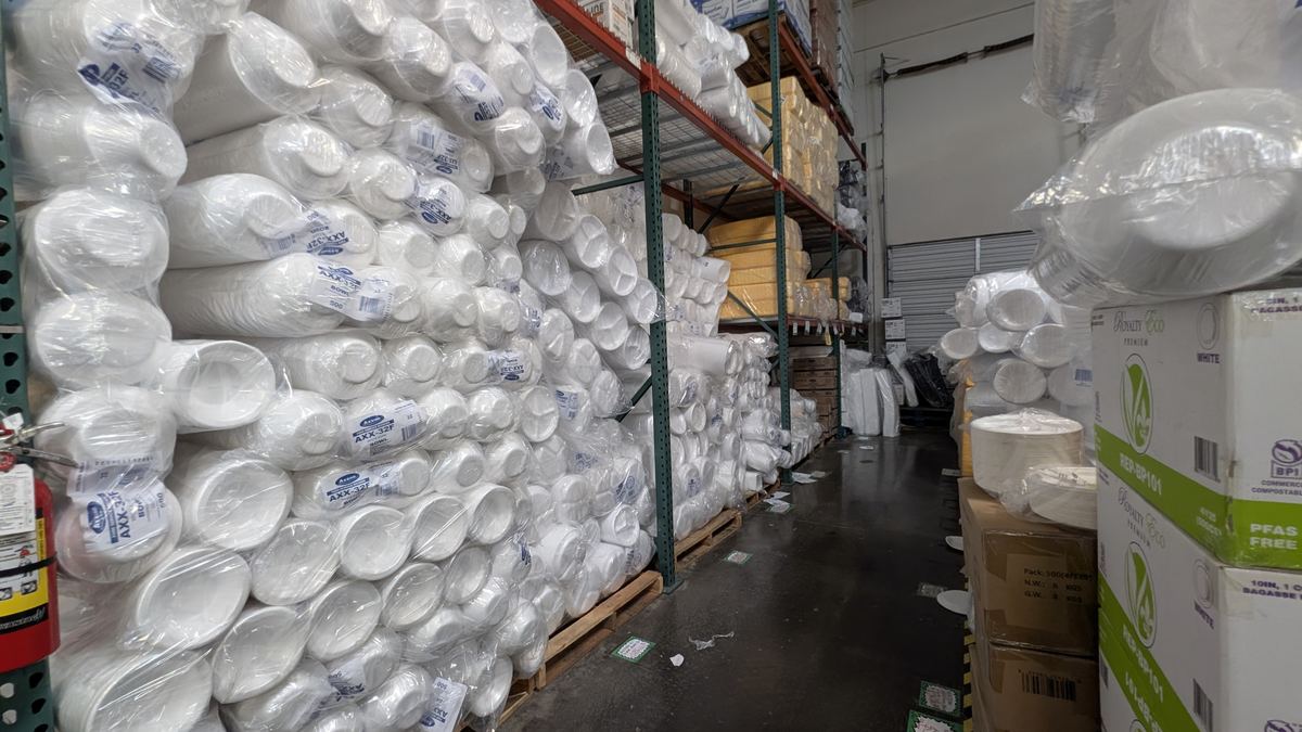 Aisle and supplies inside Central Cash & Carry, photo 21