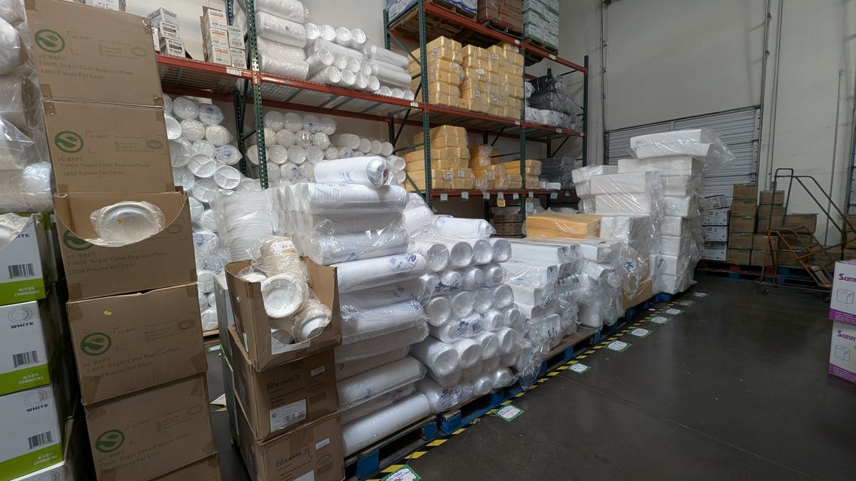 Aisle and supplies inside Central Cash & Carry, photo 22