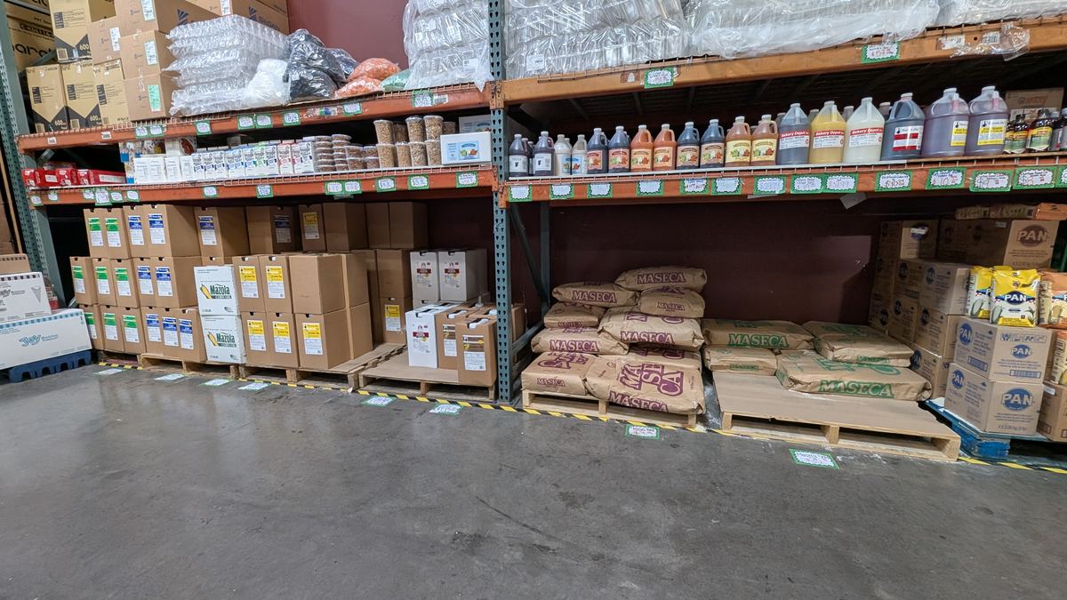 Aisle and supplies inside Central Cash & Carry, photo 23