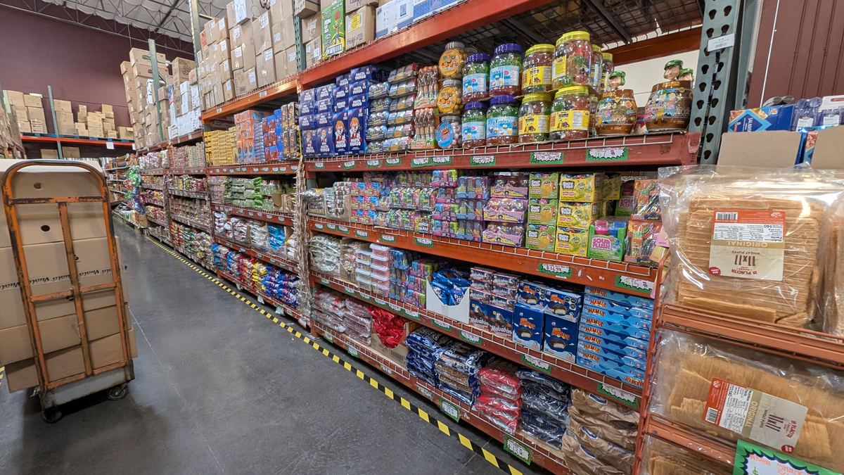 Aisle and supplies inside Central Cash & Carry, photo 25